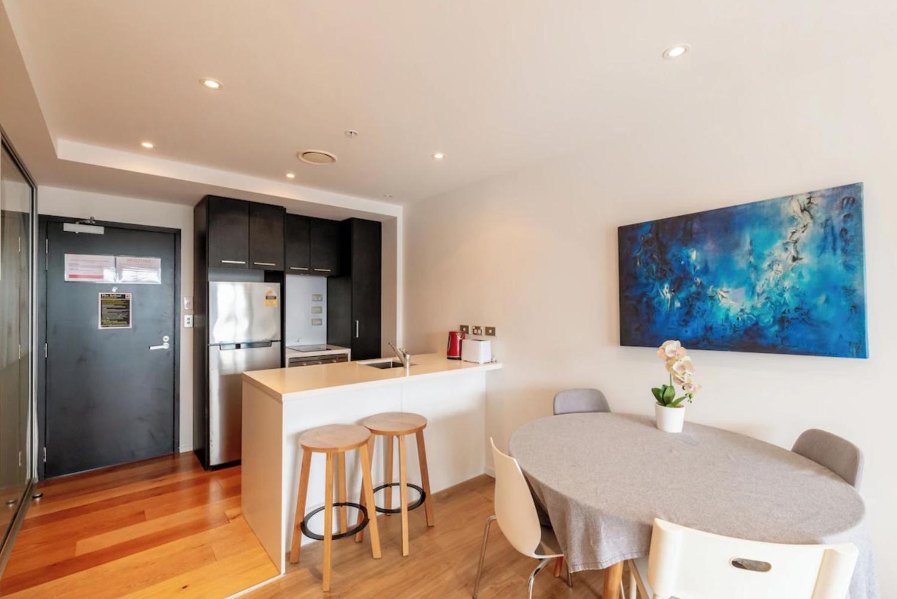 אוקלנד Skytower And City View 2 Bedroom Apartment On High Floor מראה חיצוני תמונה